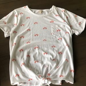 J. Crew Flamingo T Shirt